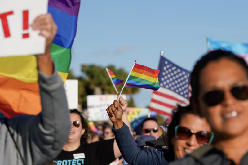 Support for LGBTQ+ protections is tied to politics more than population